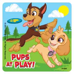 PAW Patrol Pups at Play Stickers